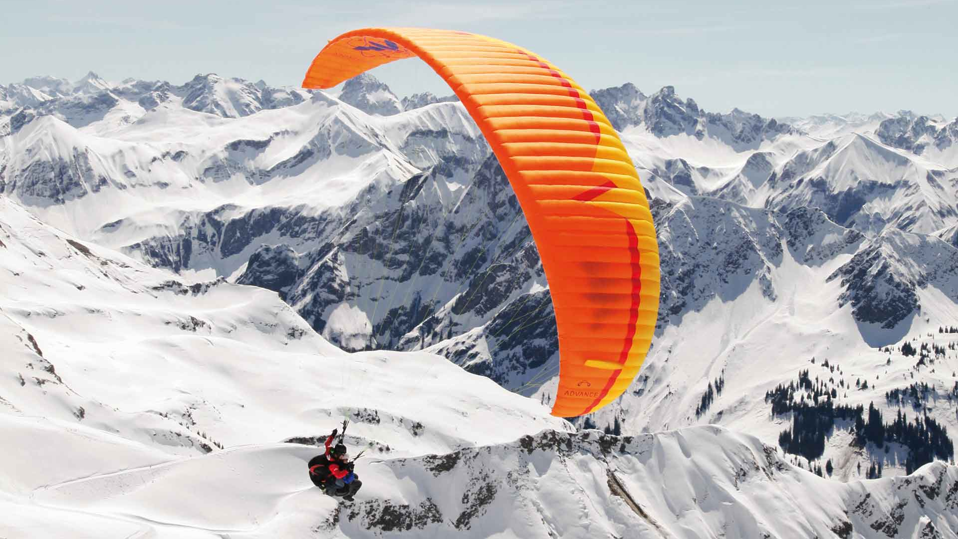 Paragliding Winter